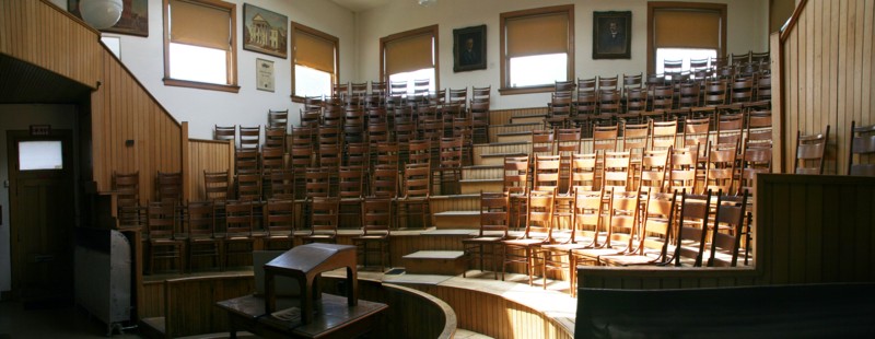 150-seat auditorium within the Indiana Medical History Museum