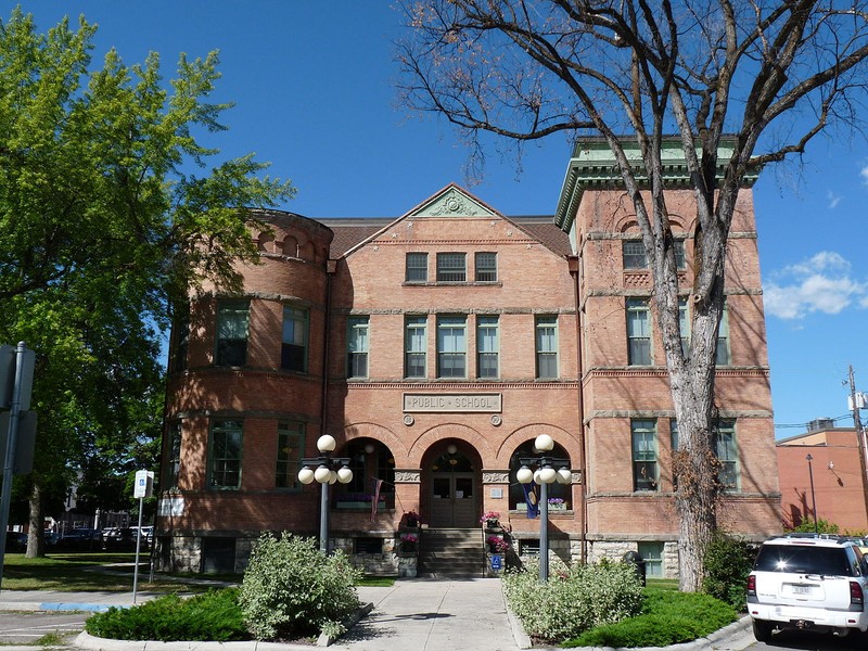The historic Central School was built in 1894 and is now the location of the Northwest Montana History Museum.