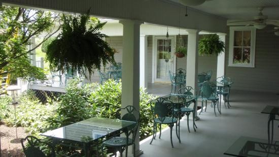 A view from the wraparound porch