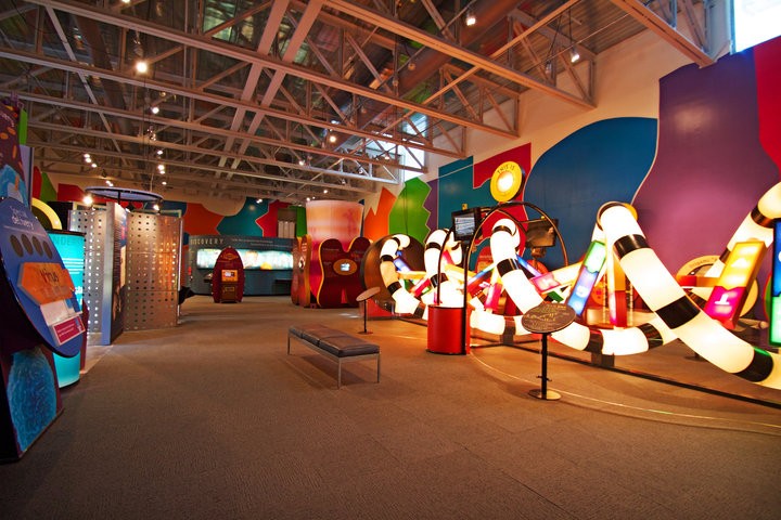 View of the Science on Sphere exhibit