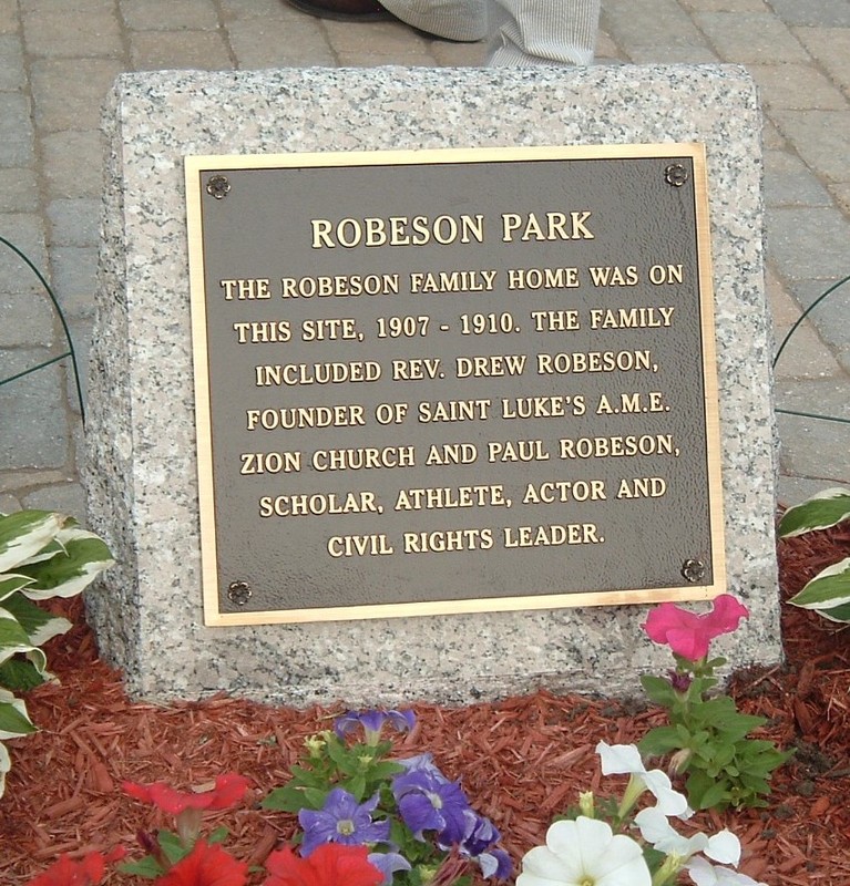 Robeson Park marker