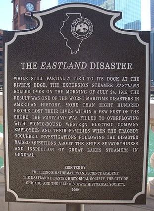 S.S. Eastland Memorial Plaque