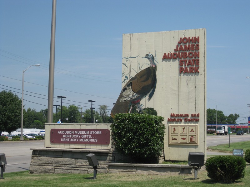 Entrance to the John James Audubon State Park