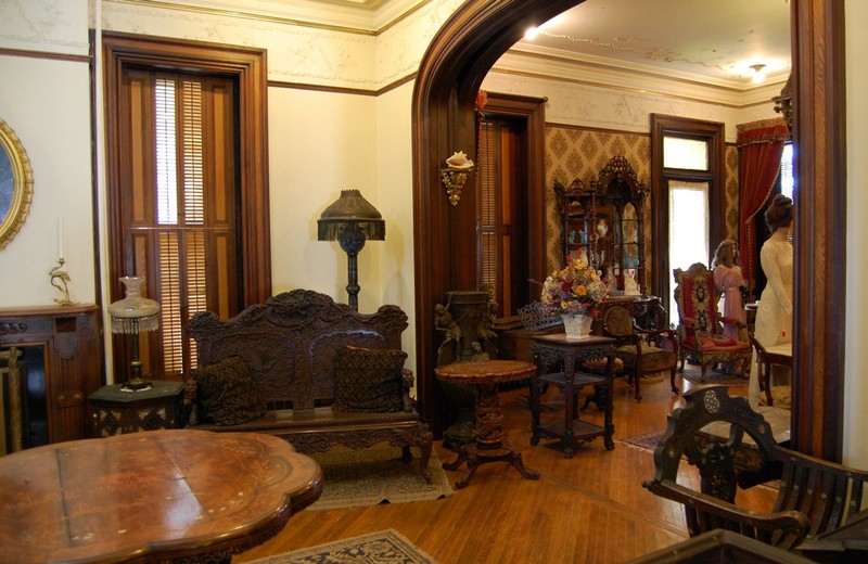 View inside the mansion