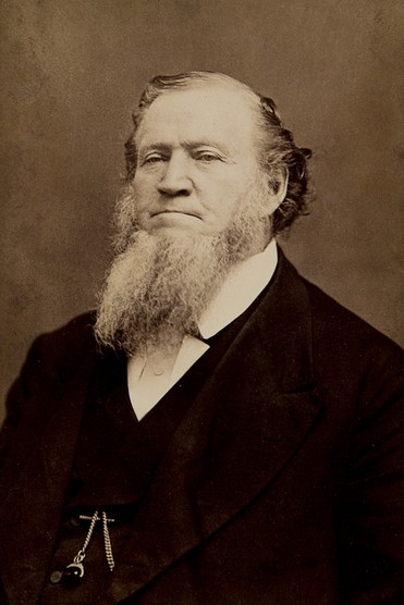 Brigham Young circa 1870. Courtesy of Charles William Carter; American (London, England 1832 - 1918 Midvale, UT) - Harvard Art Museum/Fogg Museum, Historical Photographs and Special Visual