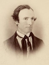 Oliver Cowdery Photograph, unknown photographer, circa 1845. (Church History Library, Salt Lake City. Copy by Coe studio, 1883.)