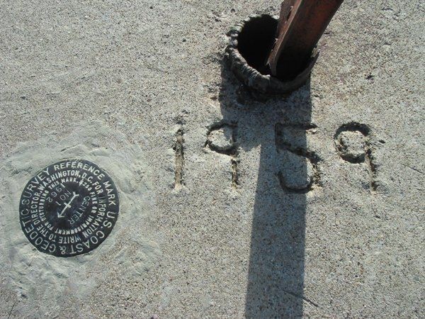 A Reference Mark and Benchmark were installed at the actual Geographic Center of the Nation in 1962. 