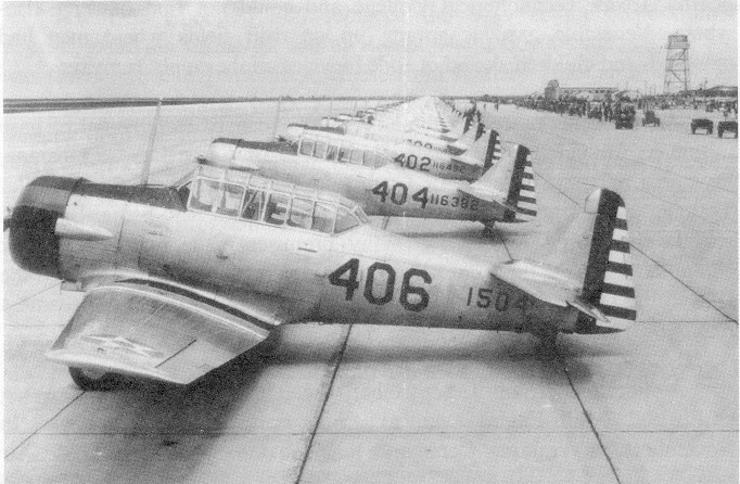 Planes at Reese during WW II