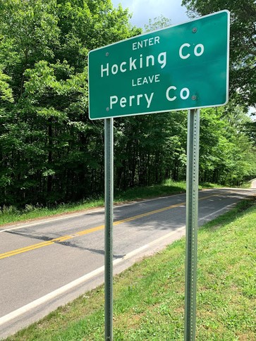 Notice how Payne's sits on the fringe of society, straddling the line between Hocking and Perry County
