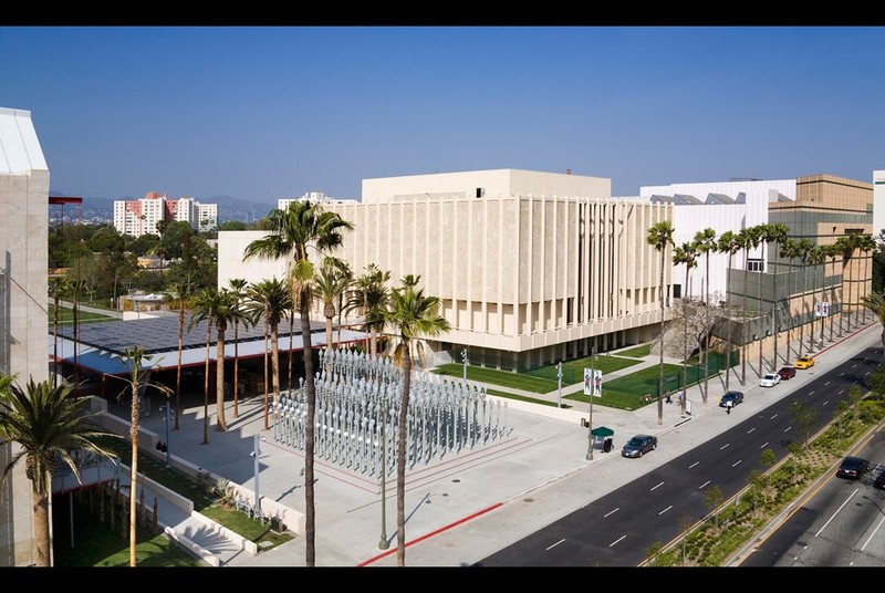 The museum complex includes outdoor sculptures and several buildings that have been built to accommodate the museum's growing collection. 