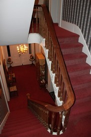 Photo of the staircase in the Powell-Redmond house.