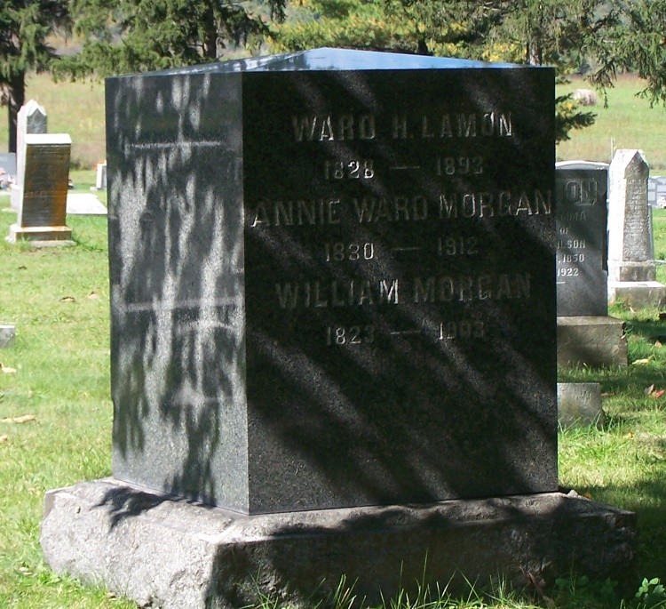 Ward Hill Lamon Headstone