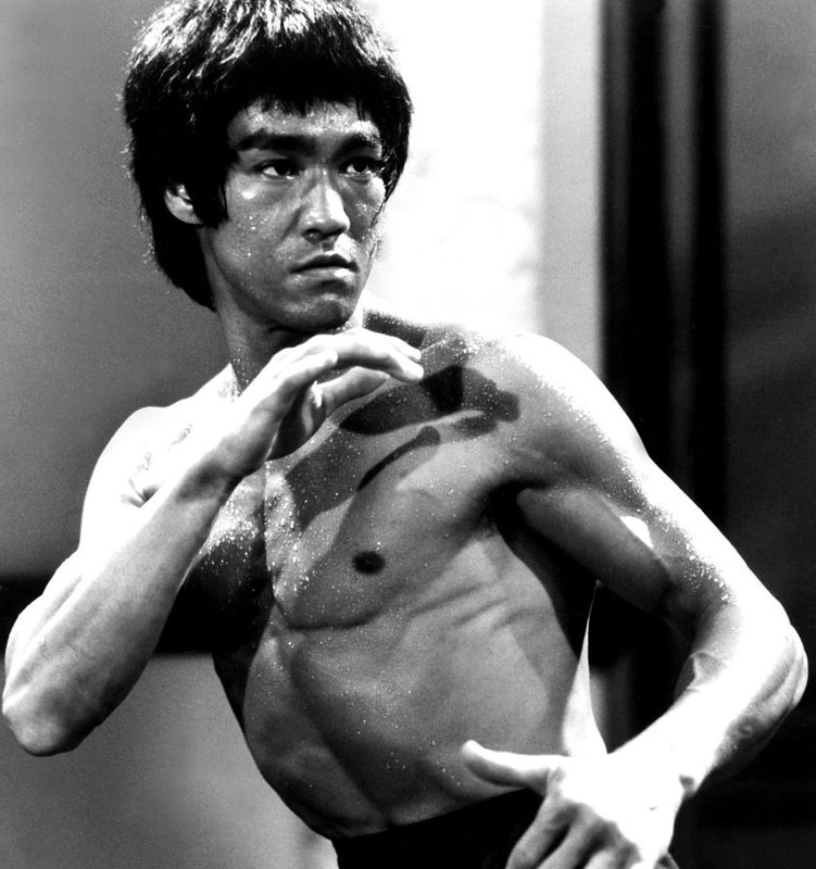 Bruce Lee Action Shot