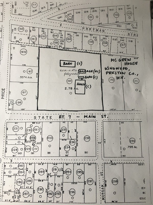 McGrew House blueprints