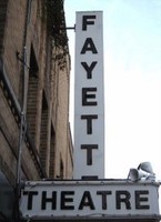 The Fayette Theatre Marquee.