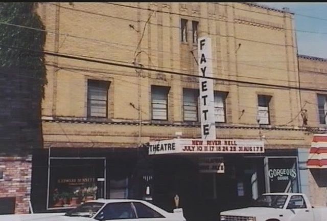 View of the theater from across the street.