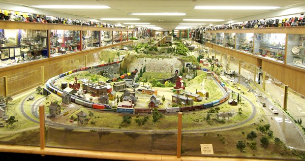 The large model train layout