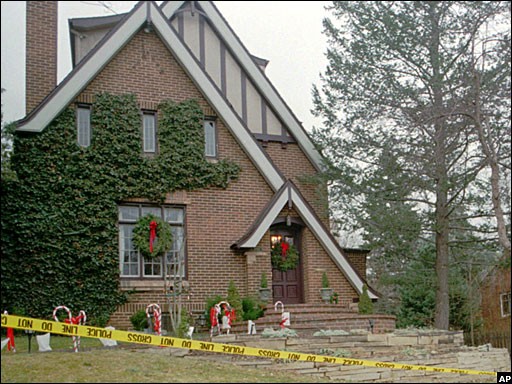 The Ramsey home undergoing investigation