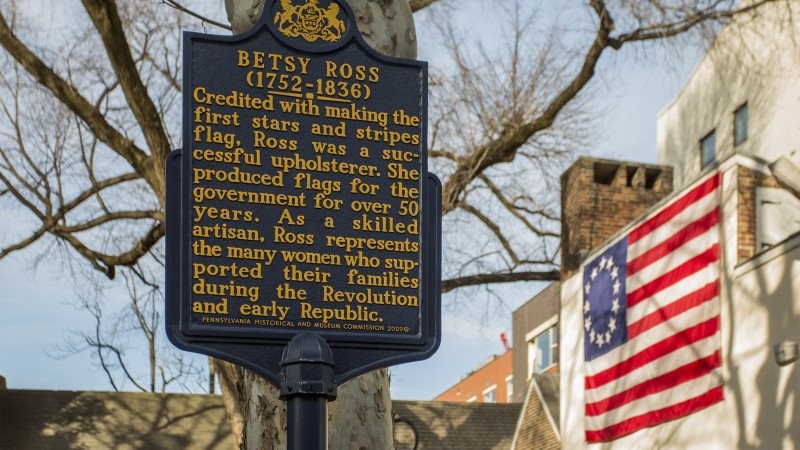 This historical site marker stands in the courtyard next to the house. Image obtained from Mommy Nearest.