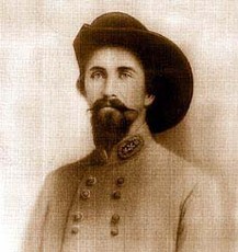 Photo of John Hunt Morgan, the leader of Morgan's Raid. 