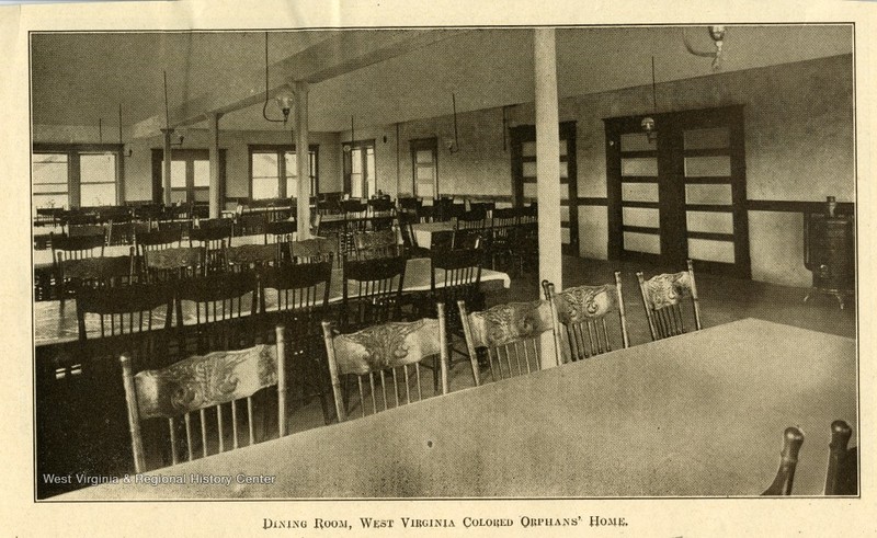 Dining Room at the West Virginia Colored Orphan's Home