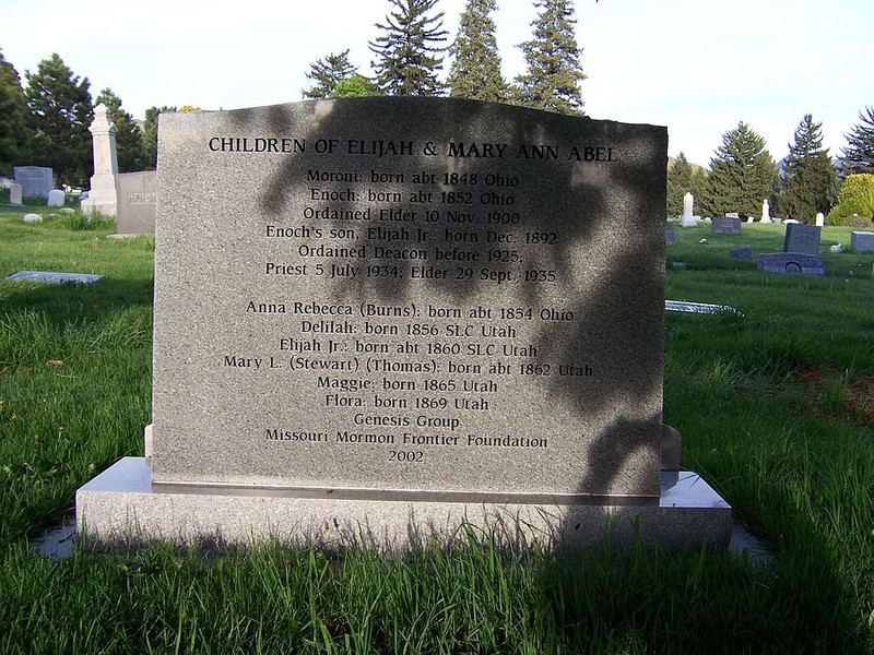 Back of monument