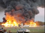 This fire on October 9, 2004, destroyed the historic hangar housing the Museum. Volunteers at the museum saved three of the historic planes from the fire and have worked to rebuild the museum in the past decade.