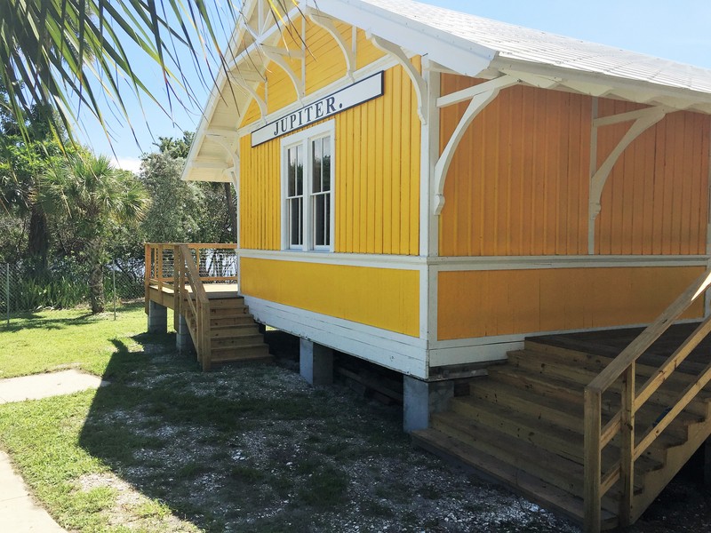 Jupiter's 1915 depot was one of many built by the FEC, and constructed the same as other depots from the same period.
The Town of Jupiter Archives has letters from 1926 to 1928 from the Florida East Coast Railway and the State Railroad Commission reg