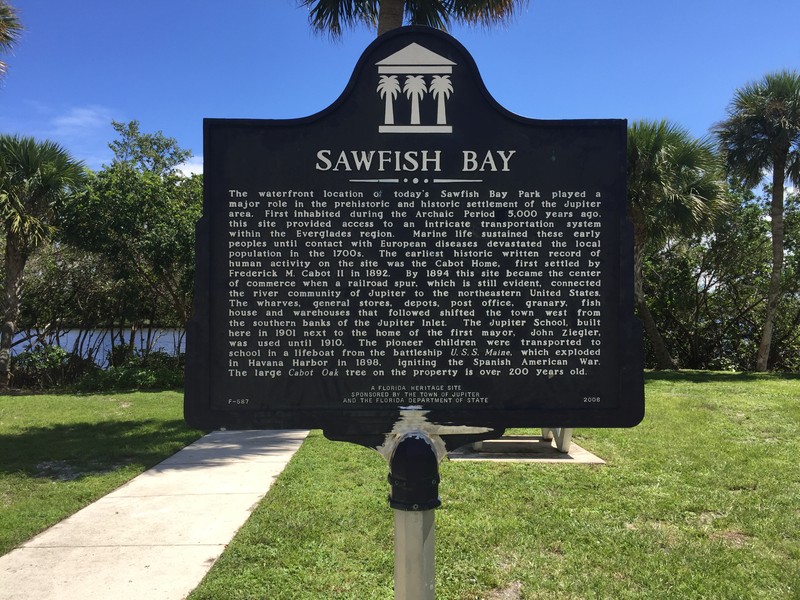 Established 25 Jan 1838 during the Second Seminole War by General Thomas S. Jesup and used to imprison more than 600 captured Seminole Indians during 1836. 

 The prisoners were transported to Fort Brooke (Tampa) and, from there, were finally transporte