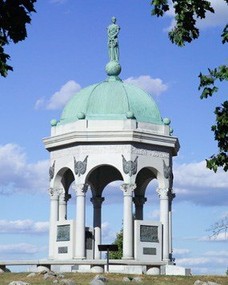 President William McKinley delivered the keynote at this monument's dedication ceremony in 1900. 