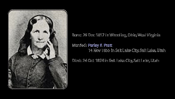 Eleanor Mclean-Pratt. ca. 1870s. Courtesy of the Jared Pratt Family Association