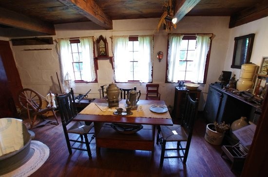 The dining area