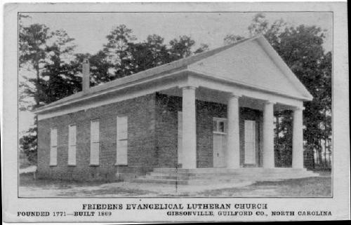 Frieden Church before 1939 Fire