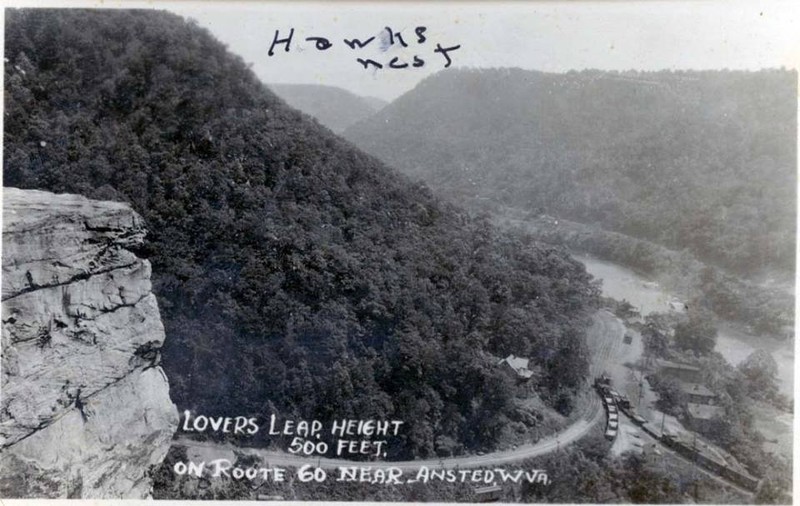 New Deal programs like the CCC created trails in the area that are now part of Hawks Nest State Park 