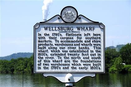 Wellsburg is home to one of the few remaining and best-preserved examples of a 19th-century river wharf.