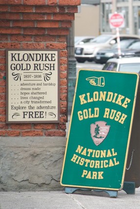 Klondike Gold Rush National Park Seattle Unit Entrance Sign