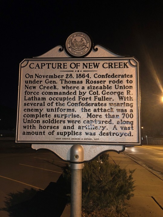 Capture of New Creek Historic Marker