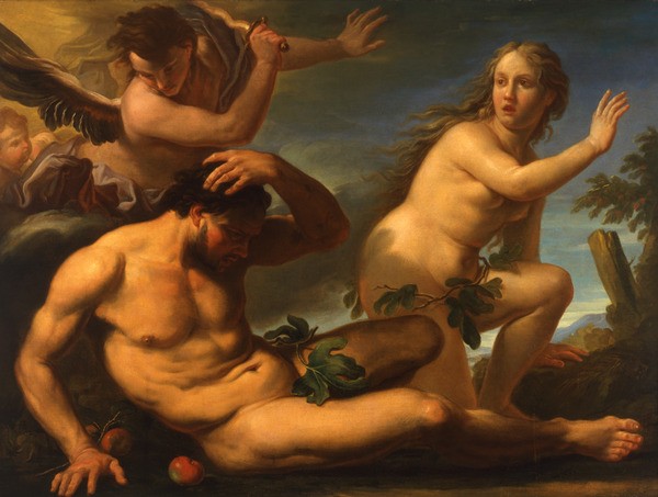 The museum offers a variety of works, including pieces from the Renaissance such as this painting by Antonio Molinari (1665-1704), Italian Expulsion from Paradise