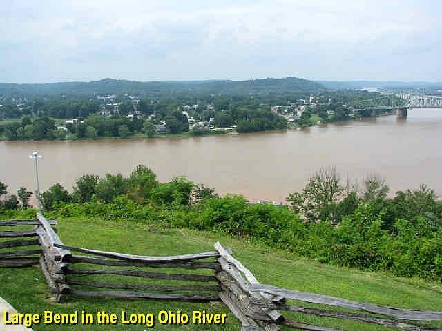 No other location in the Mid-Ohio Valley commands such a wide-ranging view of its commercial activity. Fort Boreman was a natural citadel for governing river traffic.