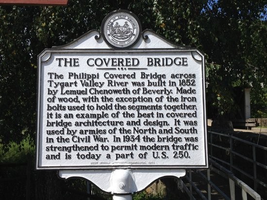 State historical marker for the bridge