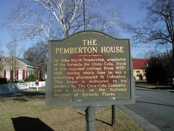 Dr. John S. Pemberton House Sign