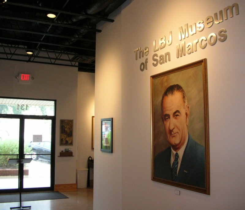 San Marcos' LBJ museum contains exhibits about the 36th President and his years as a student and teacher in the region.