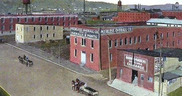 Peerless Overall Co. at its original 20th Street location