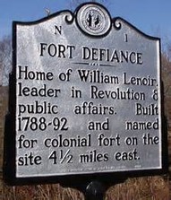 Fort Defiance Historical Marker 