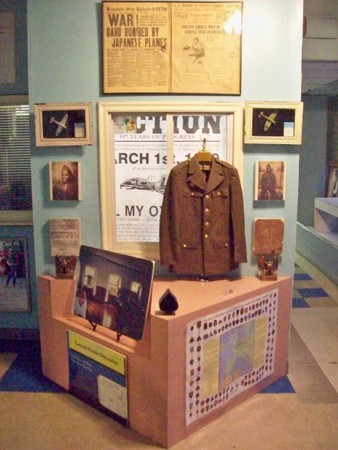 One of several exhibits inside the museum. 