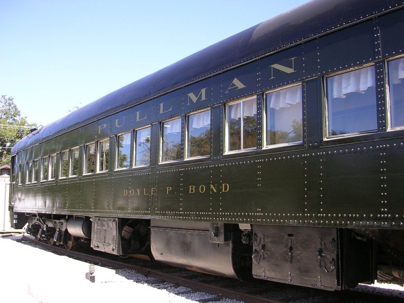 The museum's Pullman Dining Car has been restored and is available for special events. 