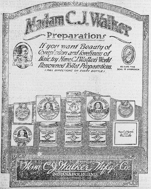 Madam C.J. Walker Manufacturing Co. Advertisement