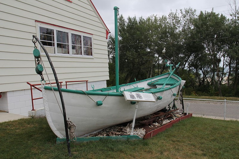The lifeboat found near Holland, Michigan with four dead occupants