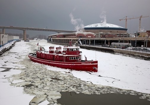 The Cotter plays an important role in breaking the ice in Buffalo's waterways