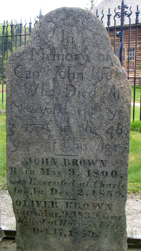 Brown's tombstone